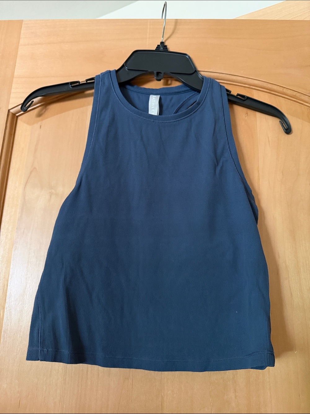Athleta Ribbed Cropped Racerback Tank XS